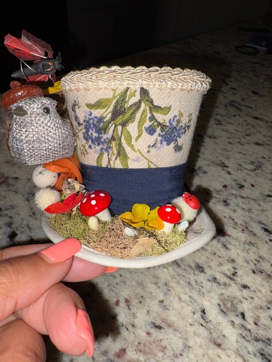 LITTLE MISS HATTITUDE Handmade Mini Top Hat Tea Party Kentucky Derby Fascinator main image 6